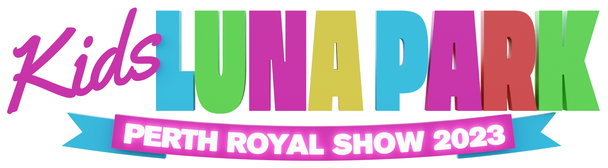 2FOR1 Rides Kids Luna Park at Perth Royal Show